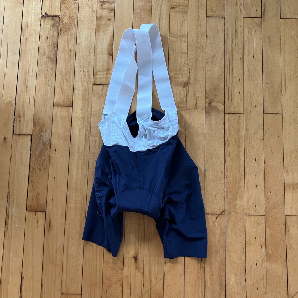 dhb Women’s Navy and White Cycling Bibs - Size M